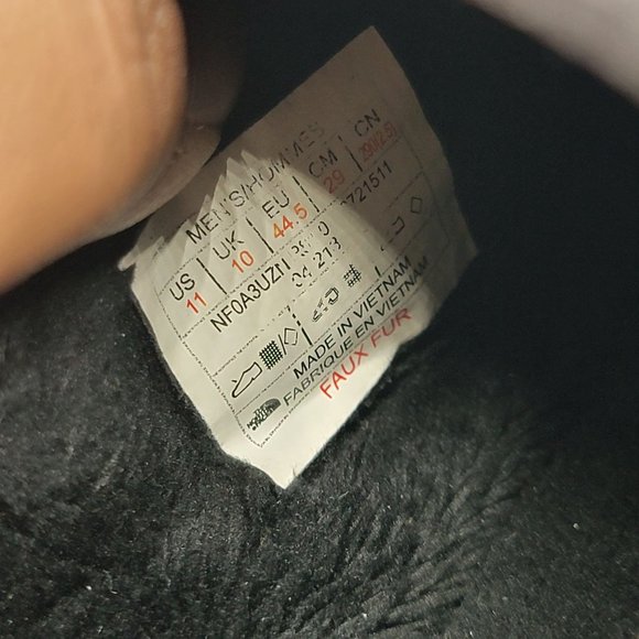 The North Face Mens 11 Blue ThermoBall Traction V Mule Slipper Shoes Loafers - Picture 9 of 12